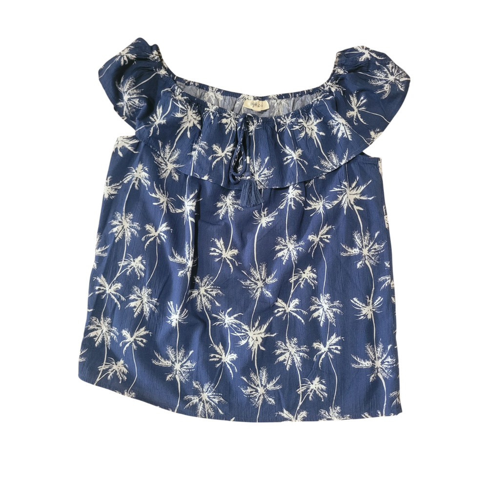 STYLE & CO‎ off shoulder top size L